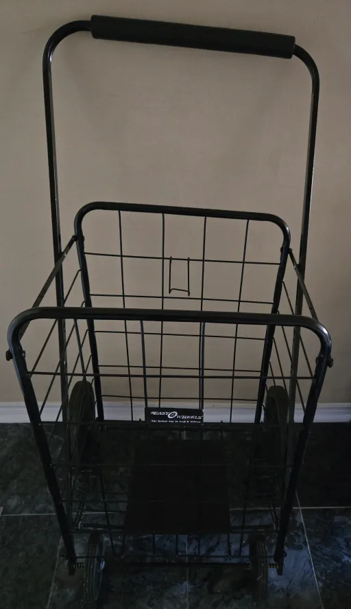 Easy On Wheels Folding Shopping Cart thumbnail