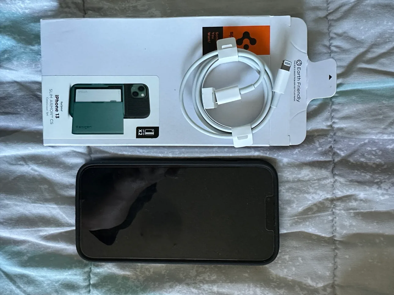 iPhone 13 Case and Charger