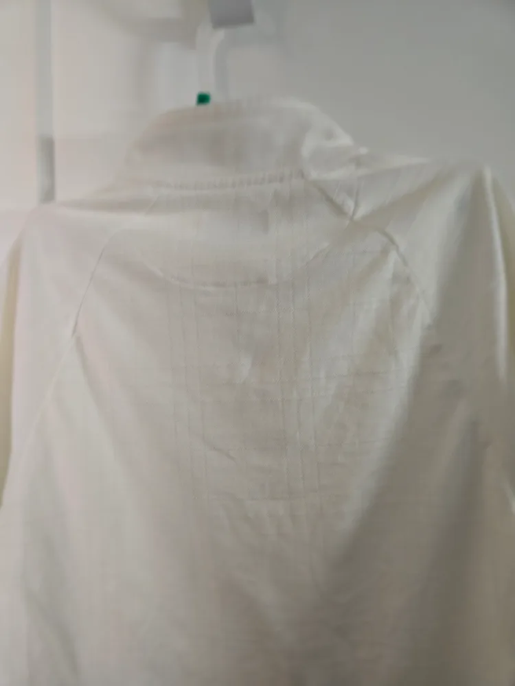 Authenic Burberry Golf White Polo Shirt Size S image indicator(4)