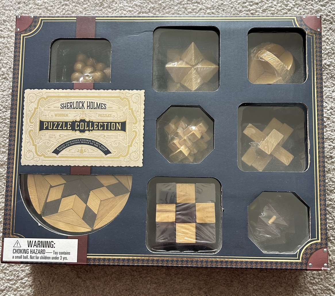 Sherlock Holmes Wooden Puzzle Collection