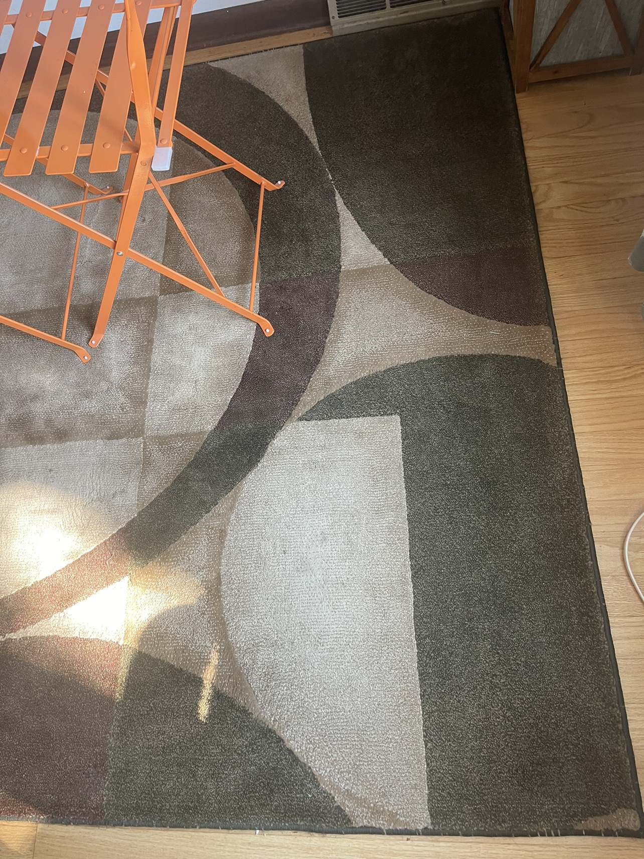 Geometric Area Rug  5’3”x 7’9”  check more pictures - photo 2