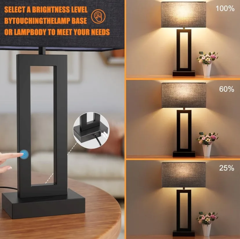 Touch Control Table Lamps, Set of 2 image indicator(3)