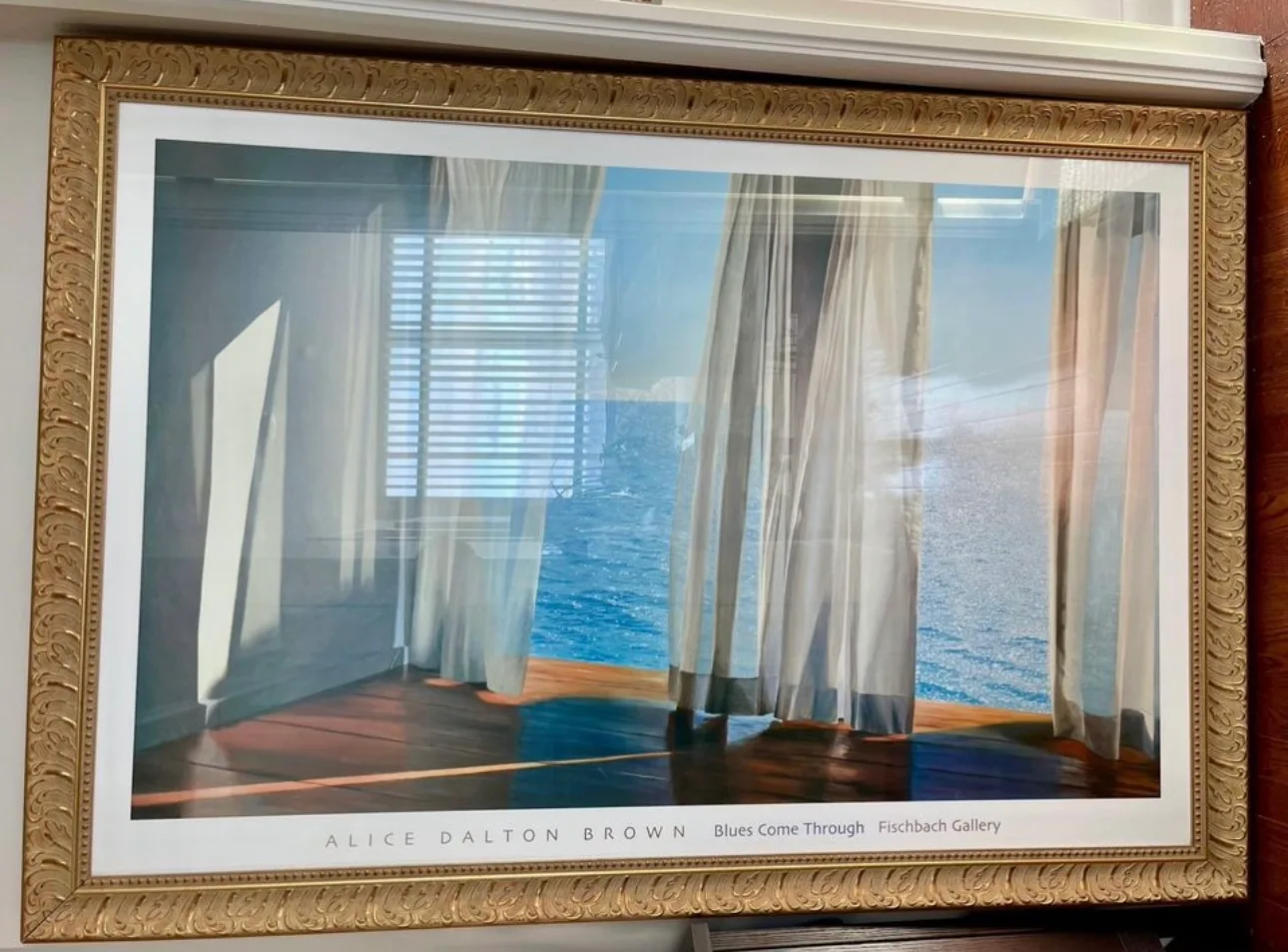 Large print: "Blues come through" by Alice Dalton thumbnail