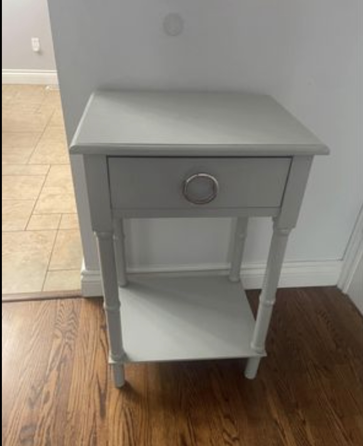 Grey End Table