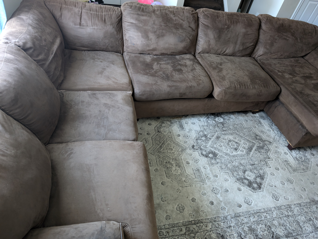 Brown Sectional Couch - photo 2