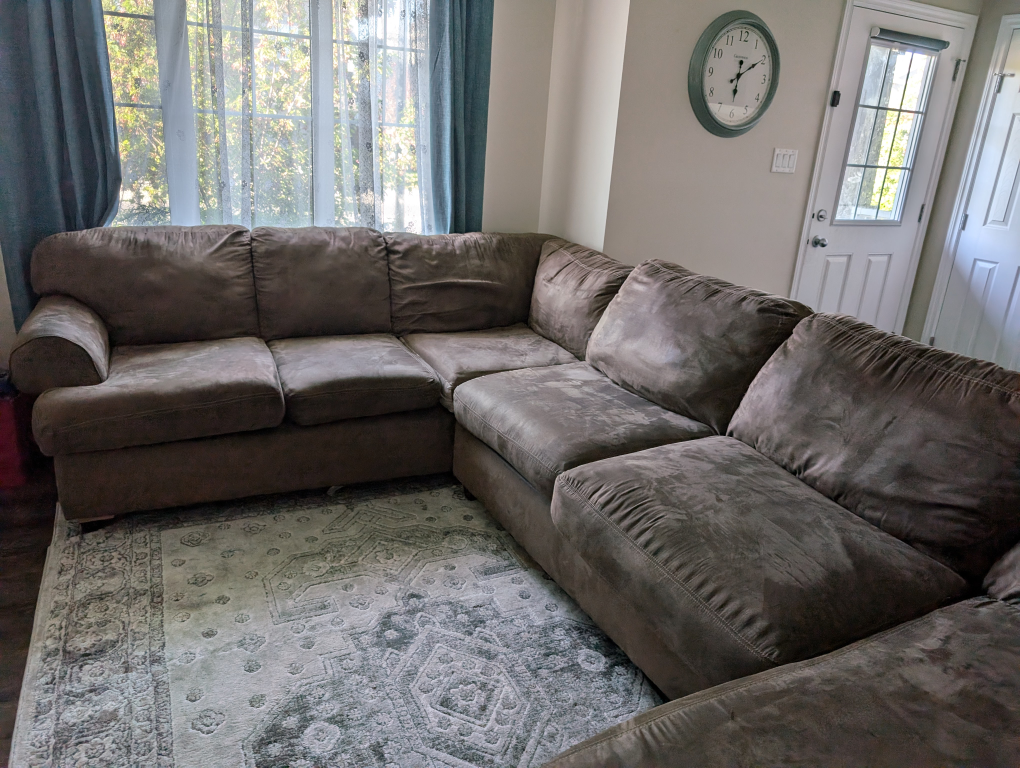 Brown Sectional Couch - photo 3