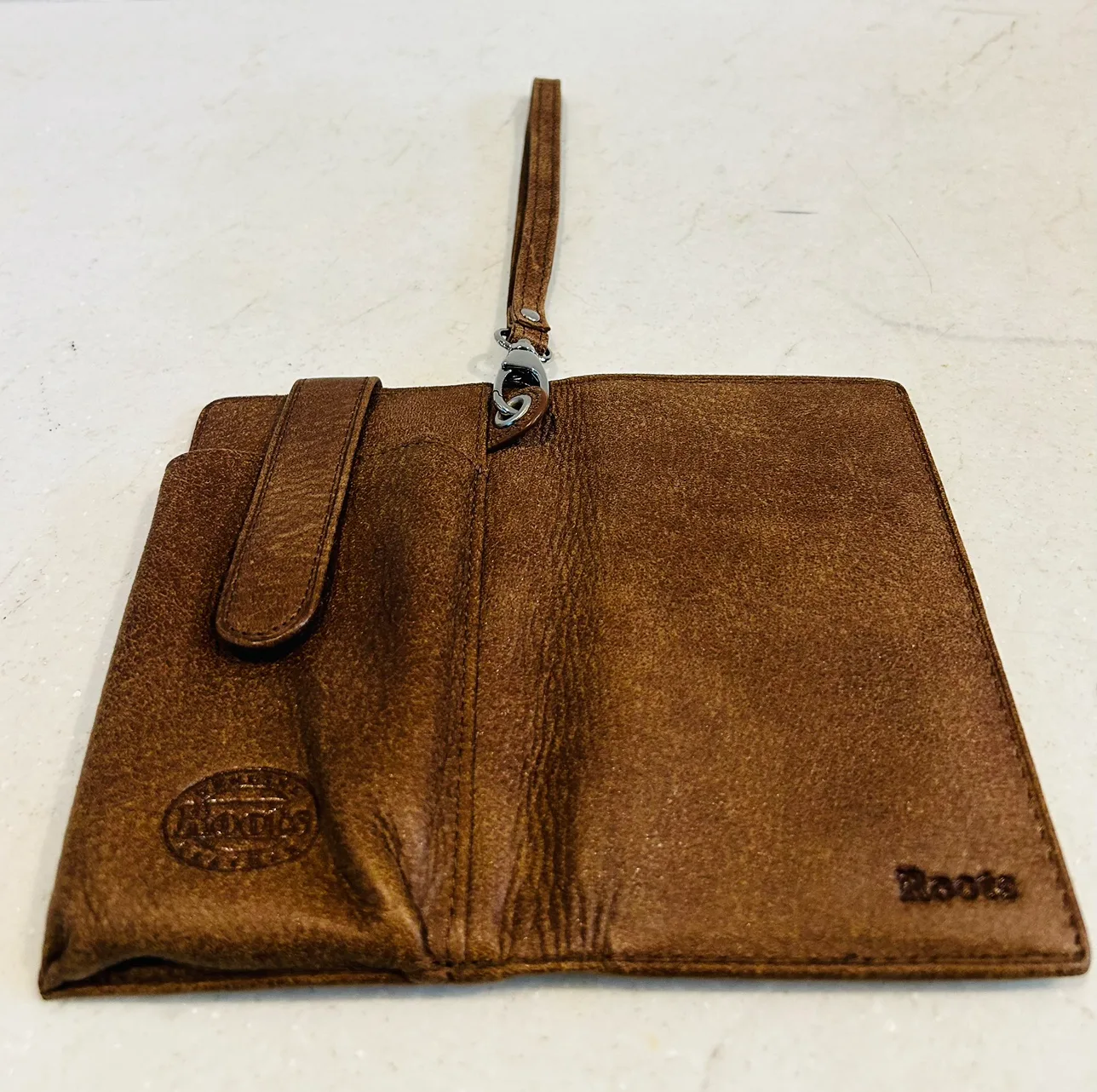 Roots Leather Wallet - unisex thumbnail