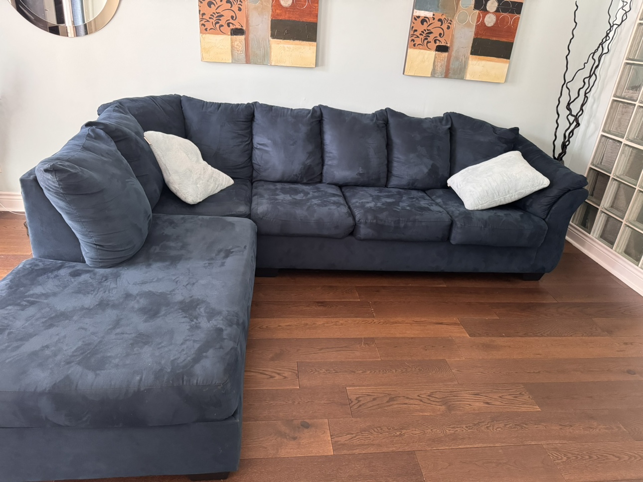 Blue Sectional Couch