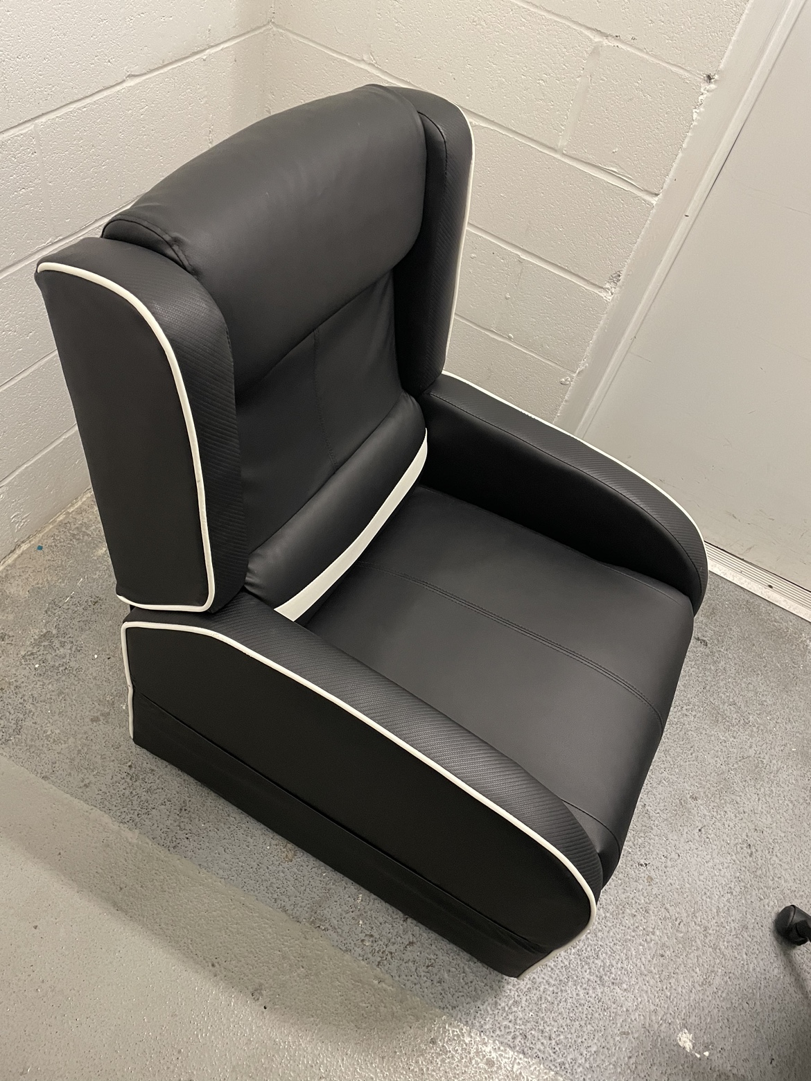 Black and White Recliner