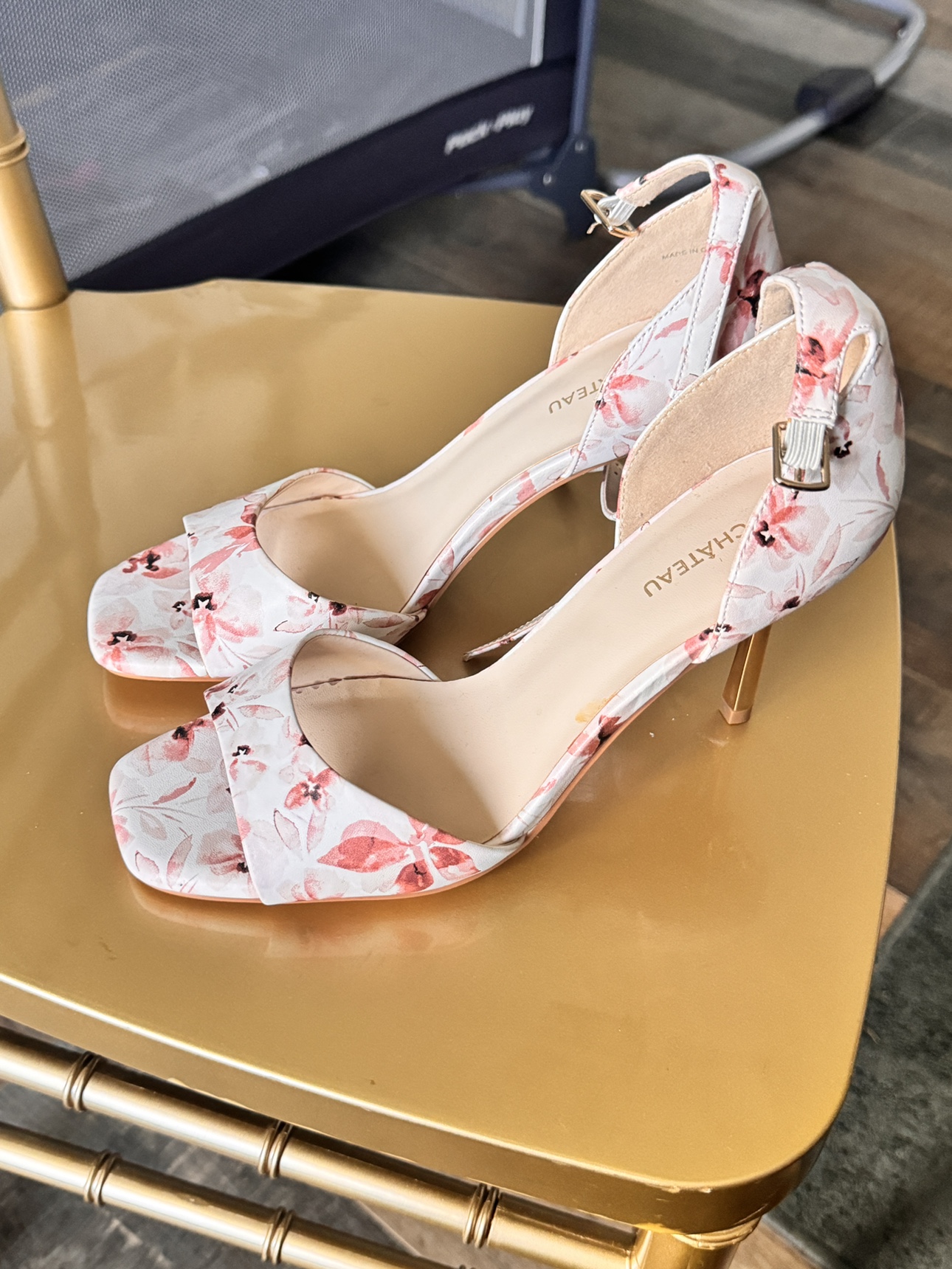 Le Chateau Floral Heels size 8 - photo 4