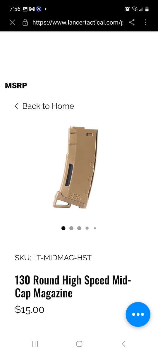Lancer Tactical 130 Round Mid-Cap Magazine - photo 2