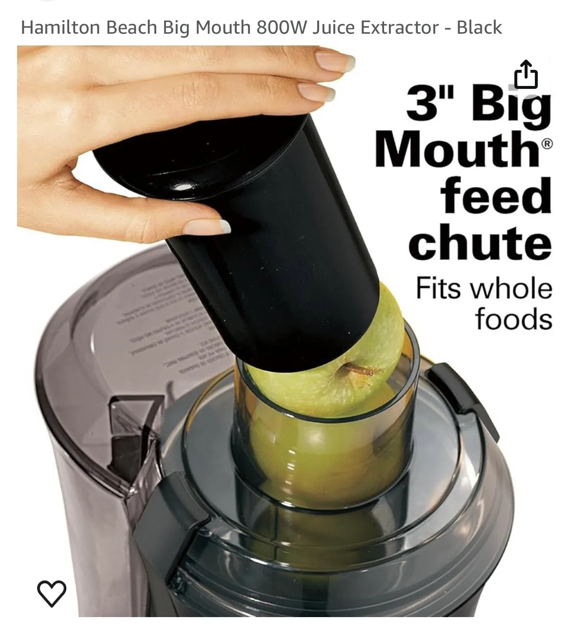 Hamilton Beach Big Mouth Juice Extractor image indicator(2)