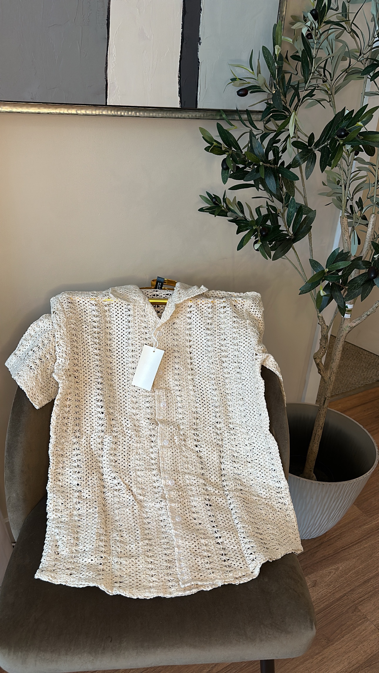 Crochet Button Up Shirt - photo 2
