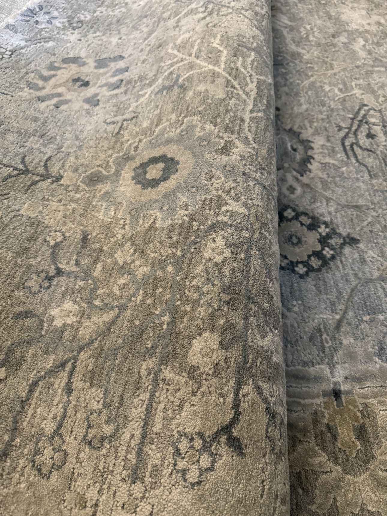 Large Grey Area Carpet