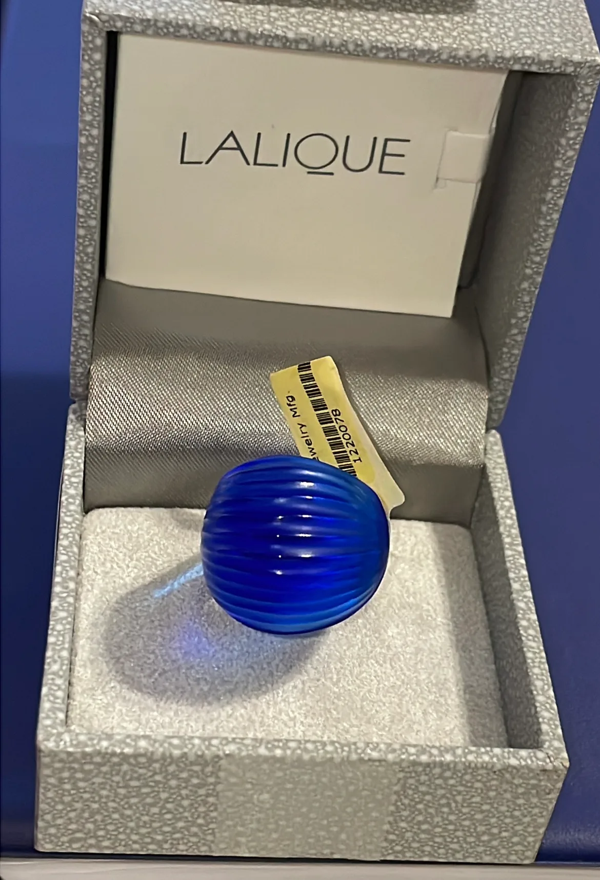 Authentic Lalique Cap FT 49 Nerita Ring thumbnail
