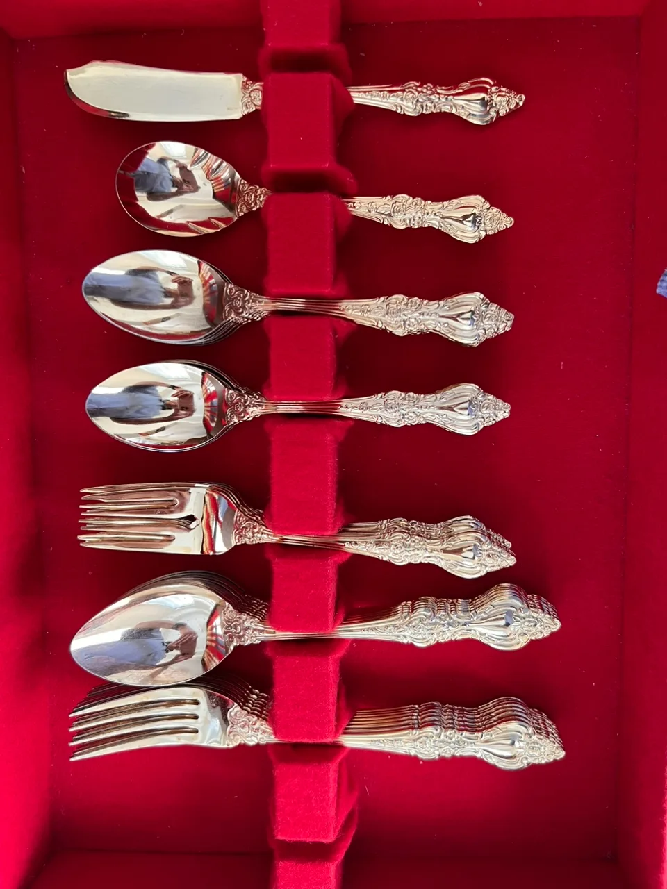 Silverware Set, vintage, gold plated image indicator(3)
