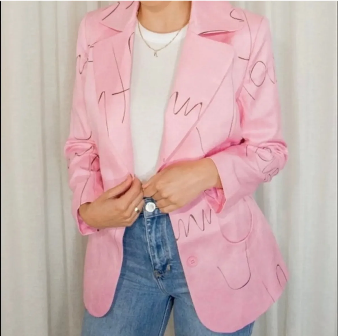 House of sunny Island Blazer Pink Size 2 image indicator(2)
