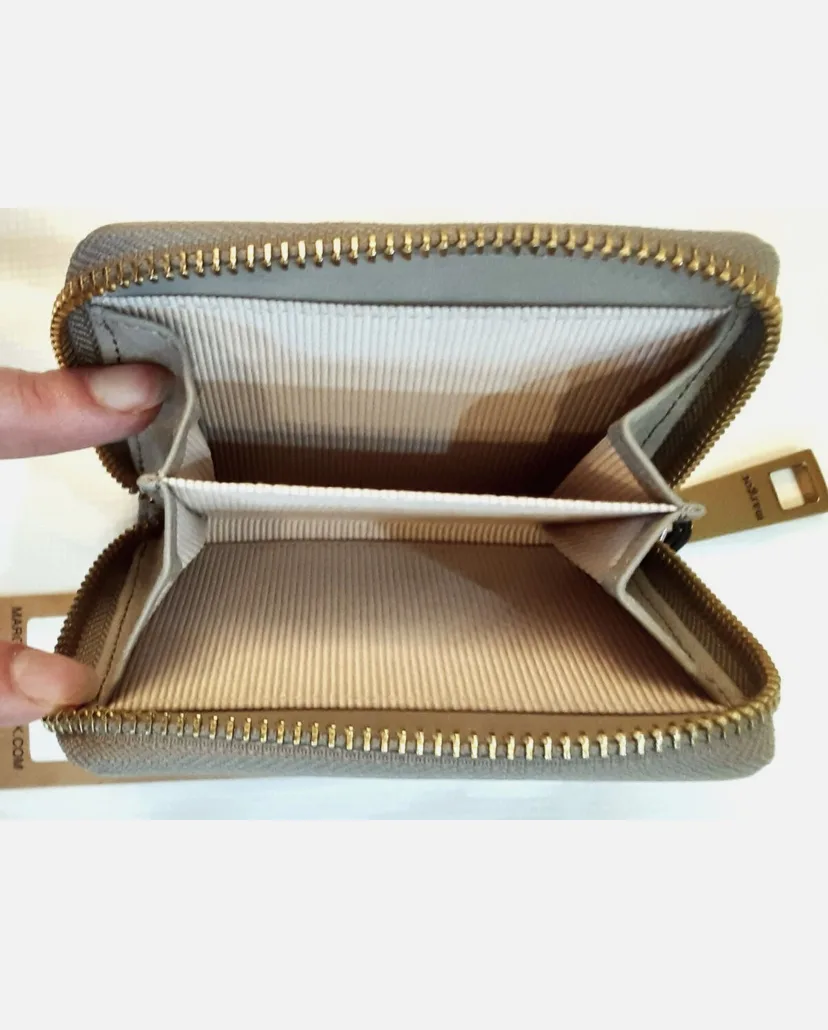 NWT Margot New York Dana Zip Around Wallet Genuine Leather NWT image indicator(3)