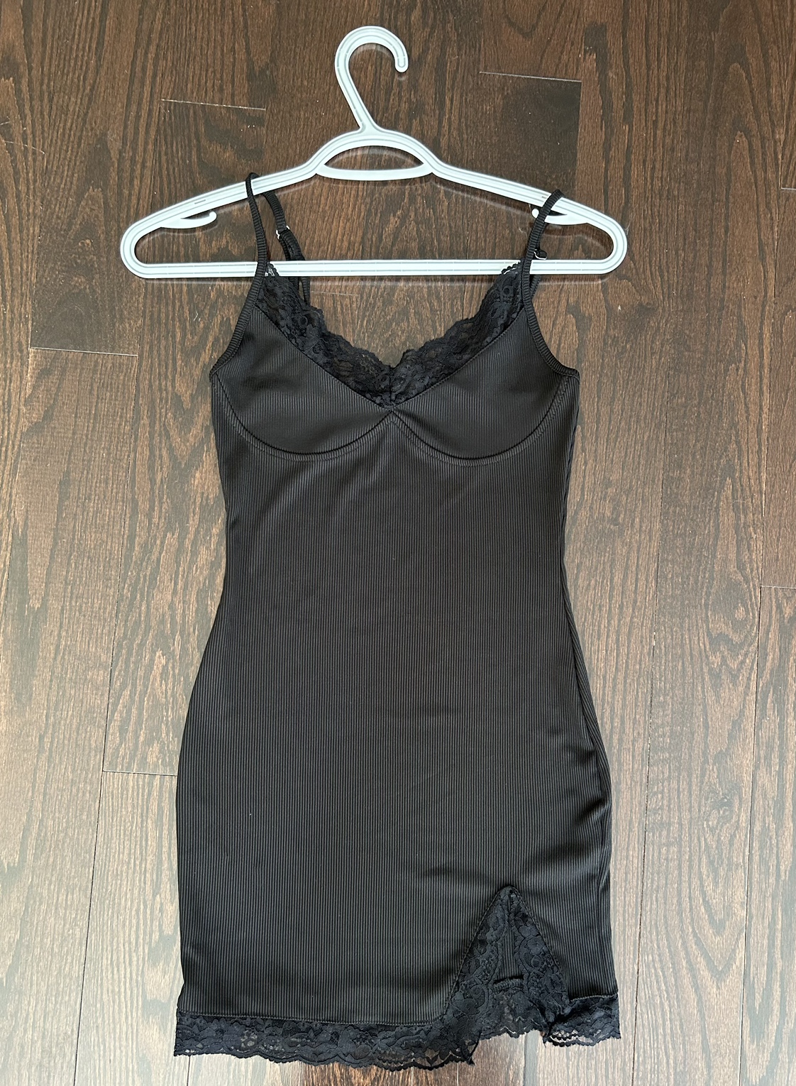 Black Lace Mini Dress