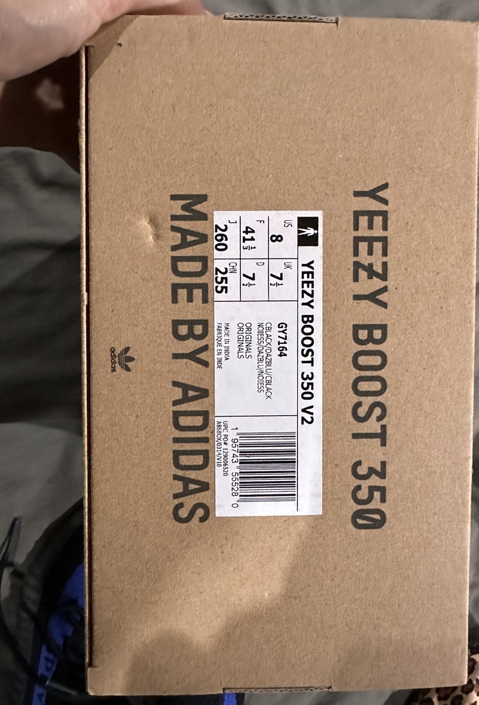 adidas Yeezy Boost 350 V2 Dazzling Blue - photo 4