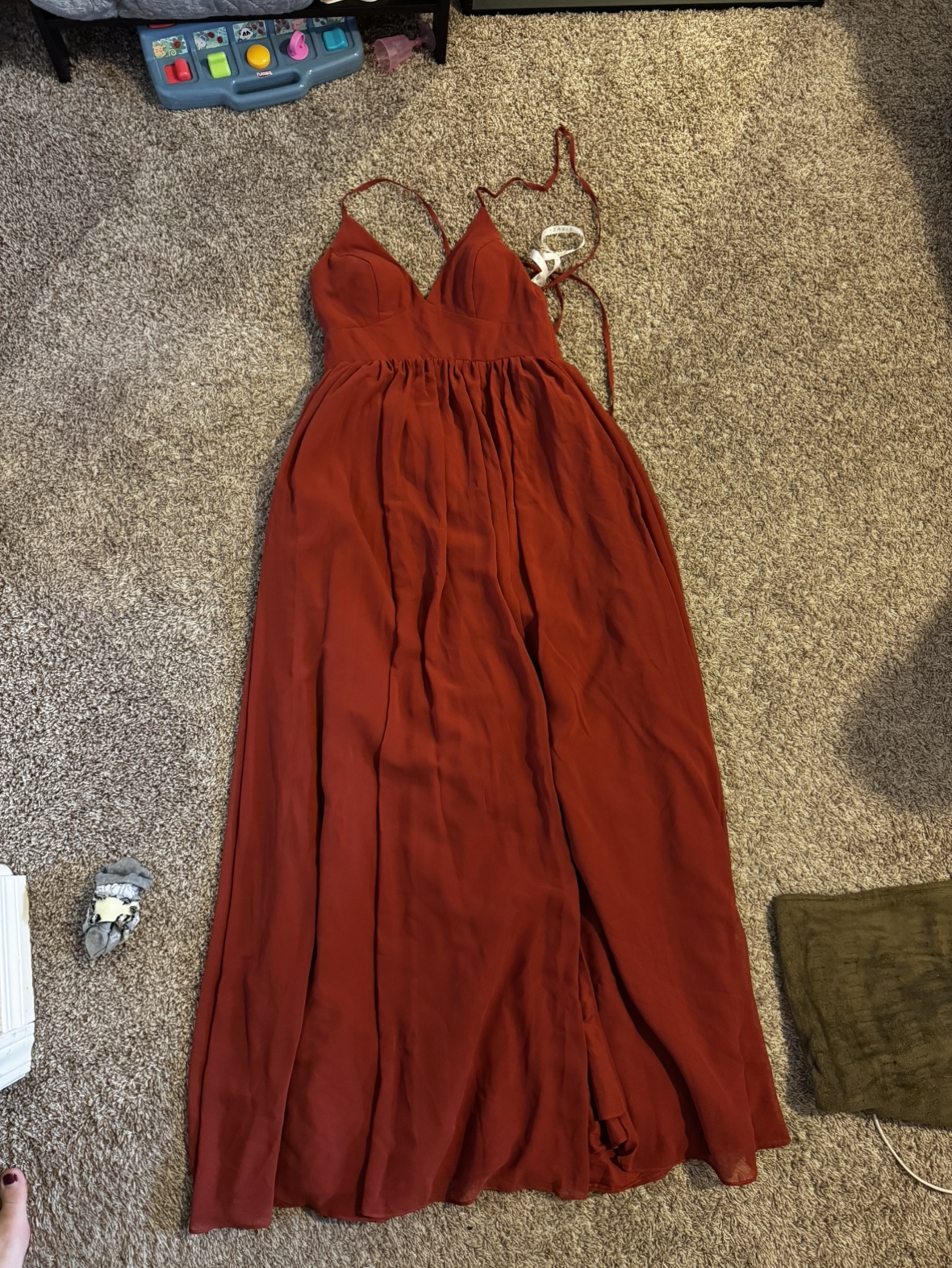 Azazie terracotta Bridesmaid Dress
