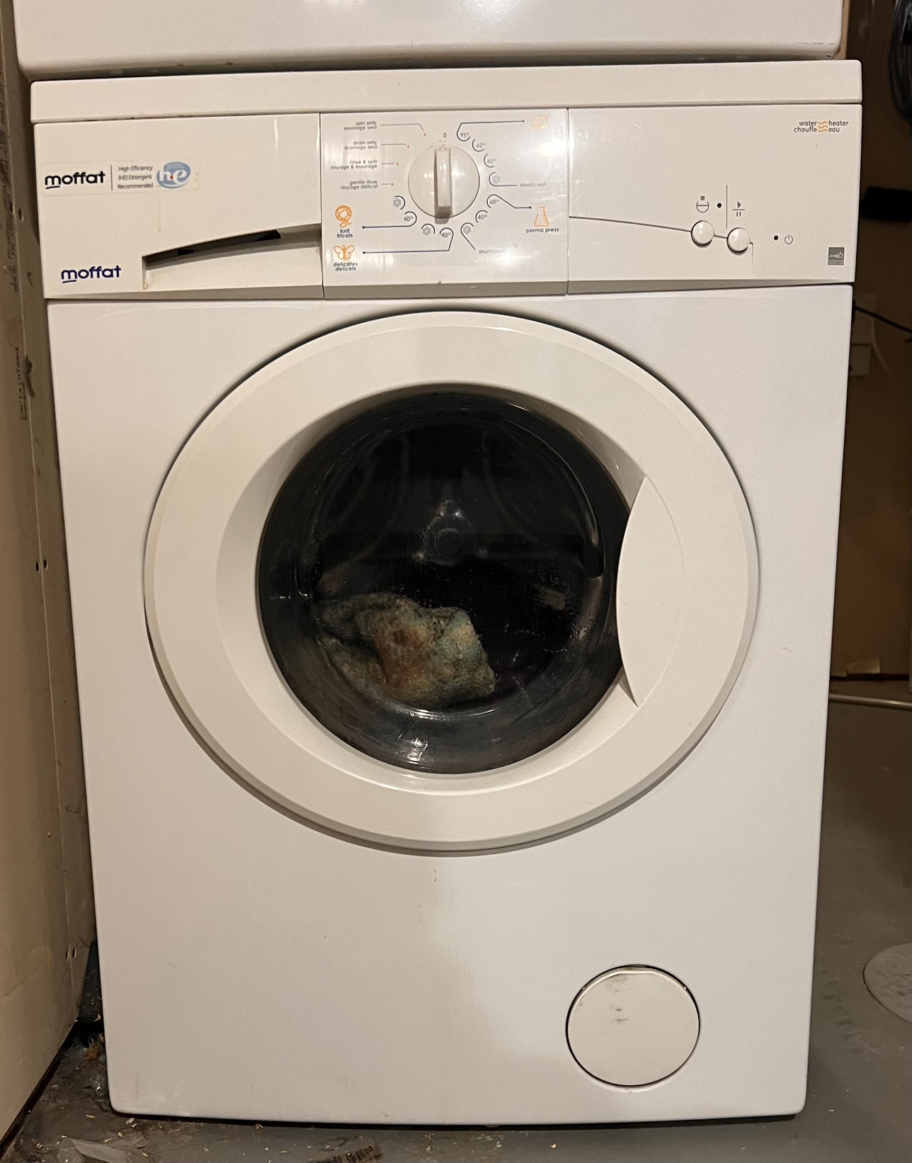 Moffat Stackable Washer and Dryer - photo 2