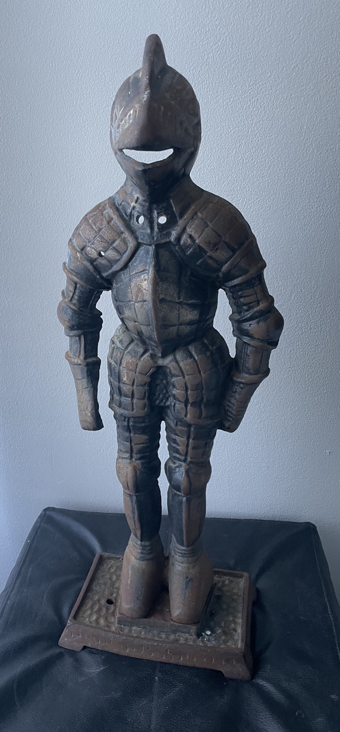 Cast Iron Knight Doorstop - photo 2