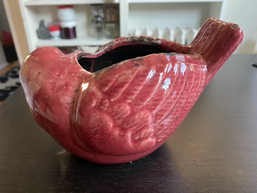 Red Bird Planter image indicator(2)