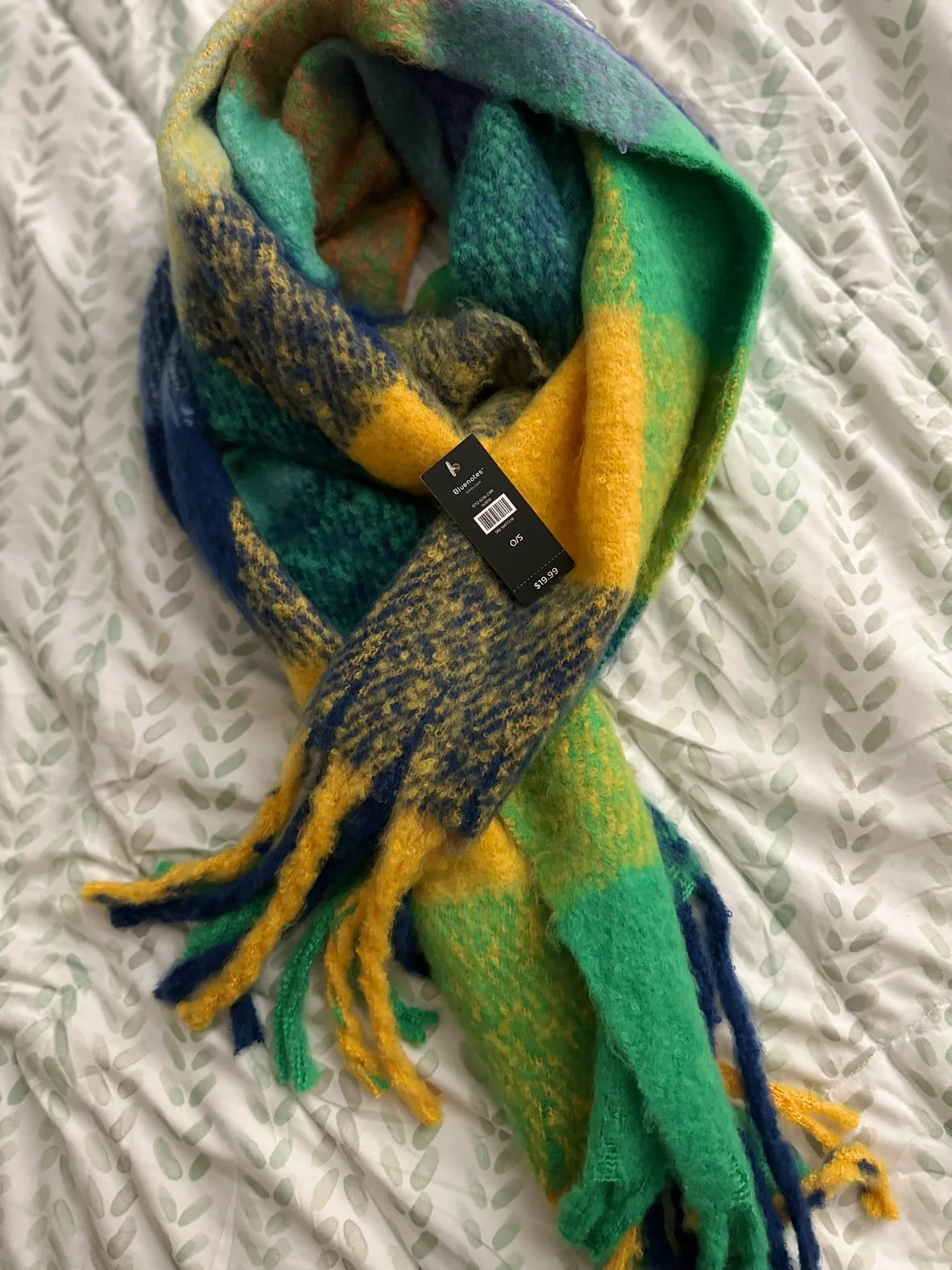 Colorful Plaid Scarf thumbnail