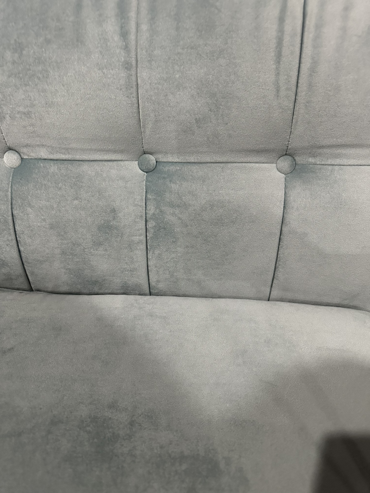 Teal Velvet Loveseat - photo 3