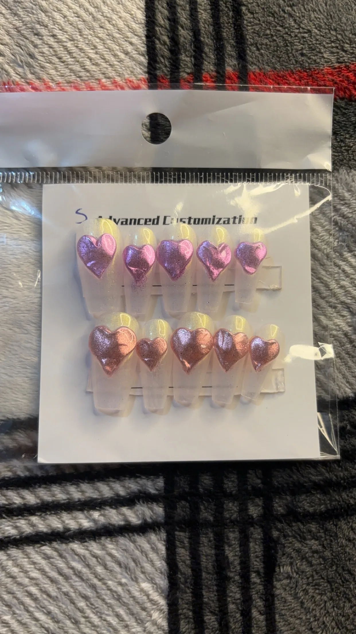 Heart-Shaped Press On Nails image indicator(2)