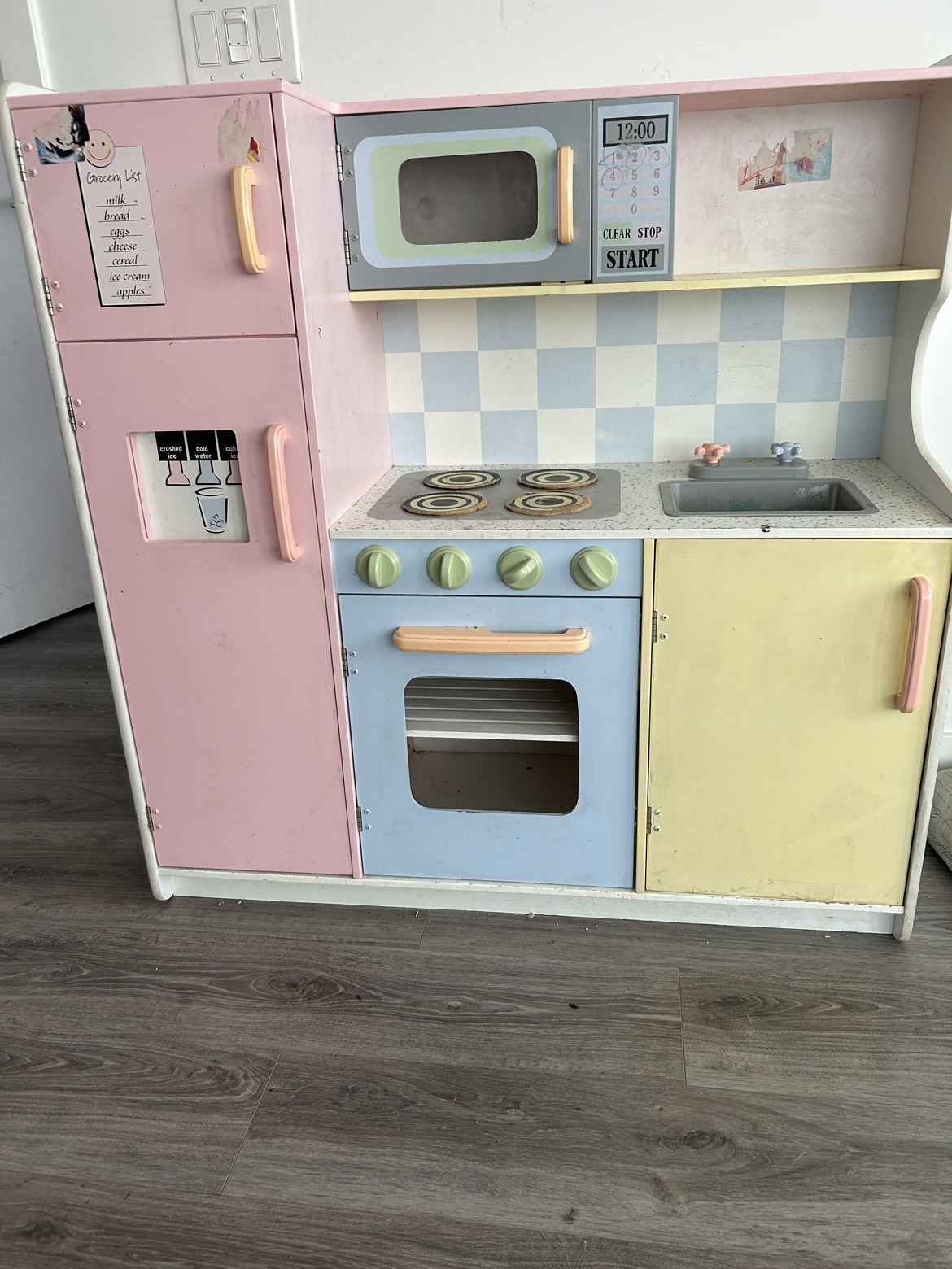 Wooden Toy Kitchen Playset