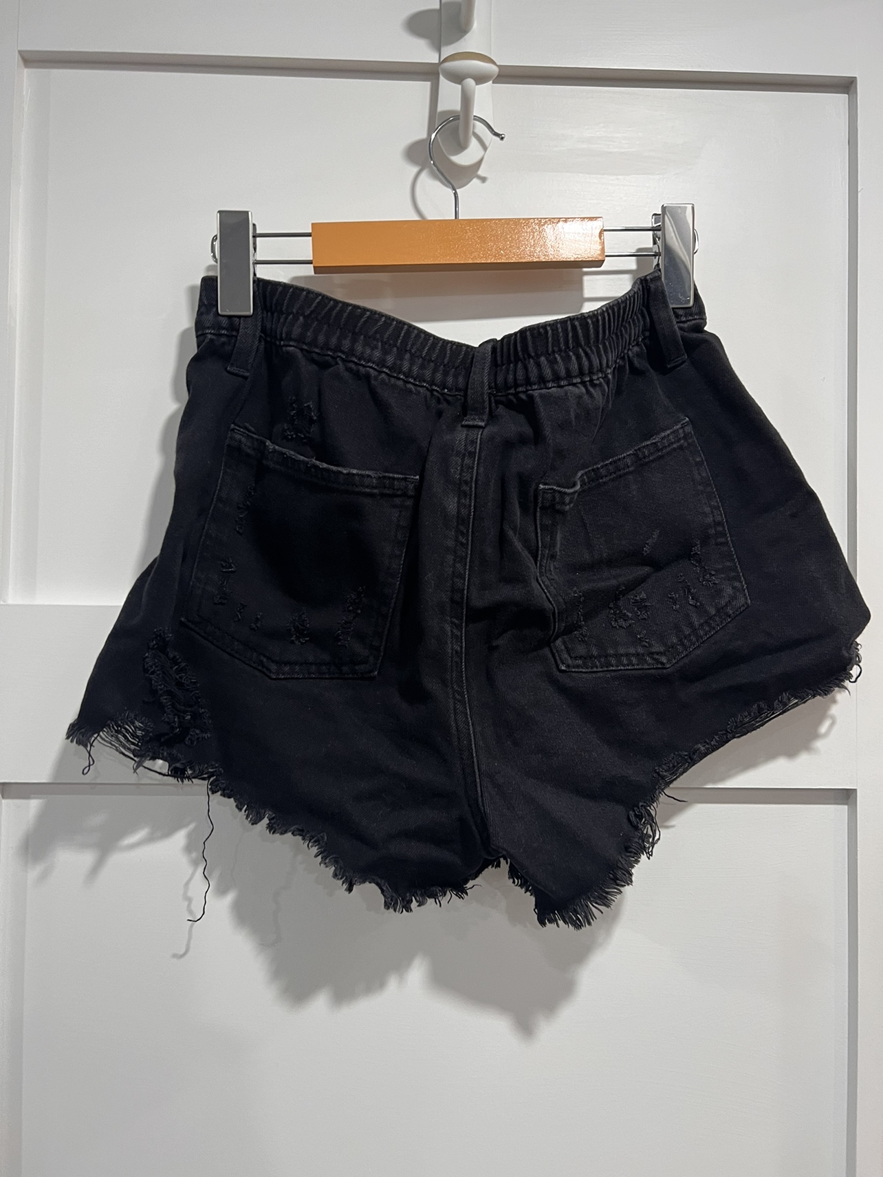 Aerie Black Denim Shorts - photo 2