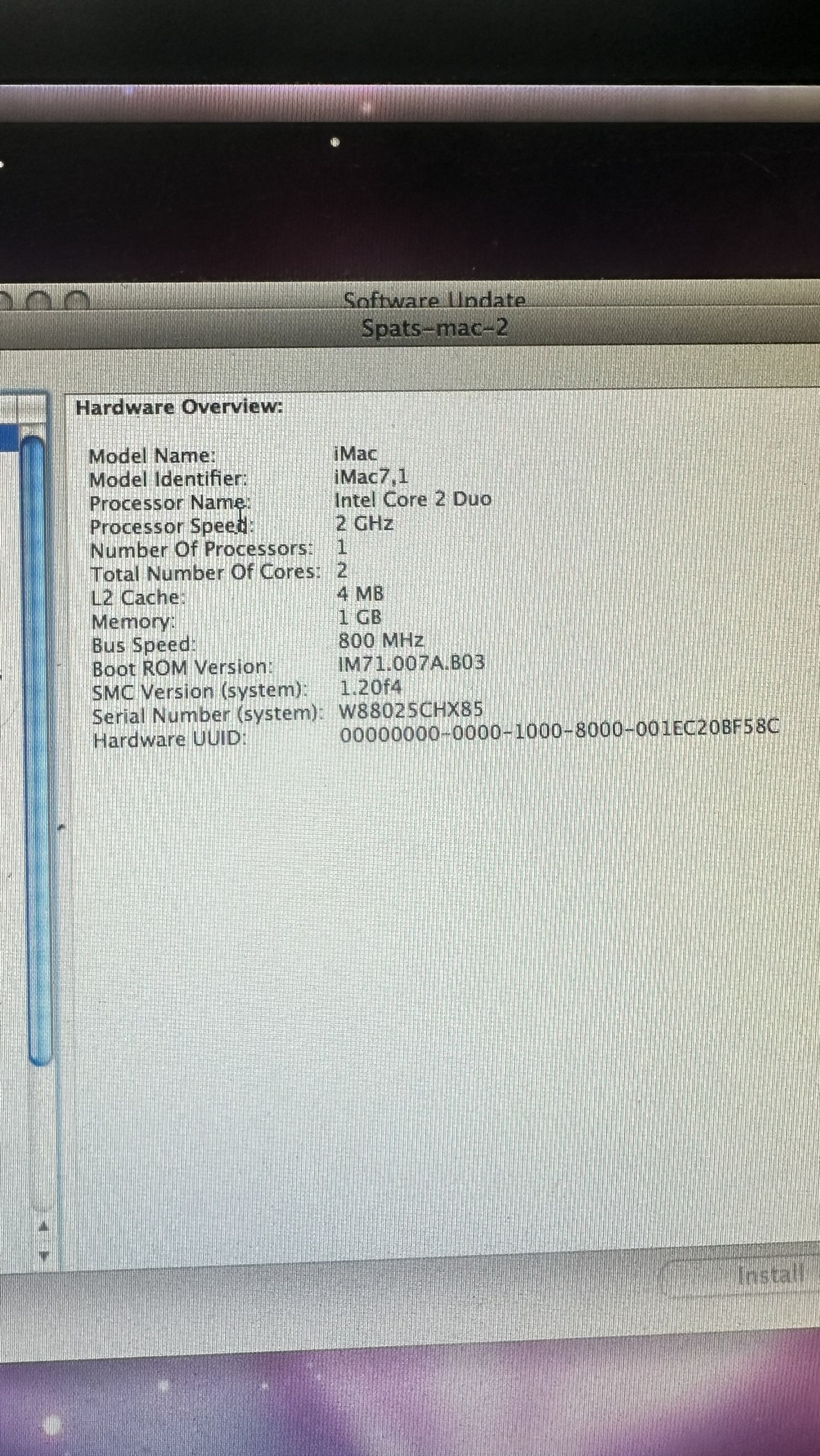 iMac 7,1 2007 - photo 2