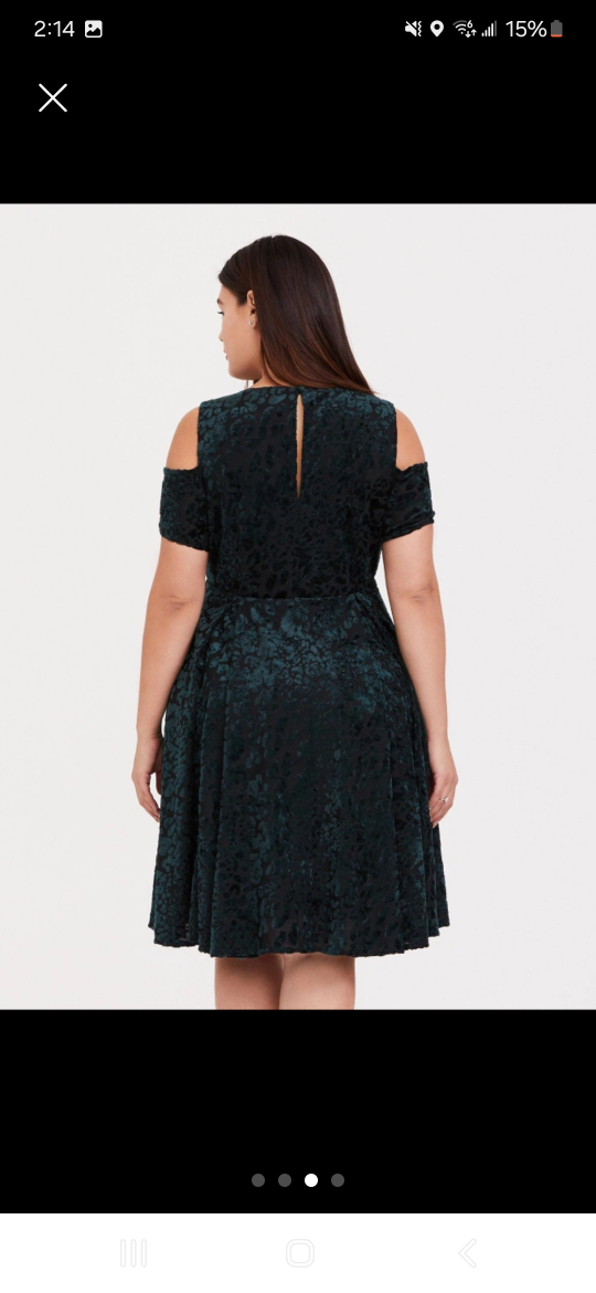 torrid green dress size 12 ans torrid size 0 - photo 3