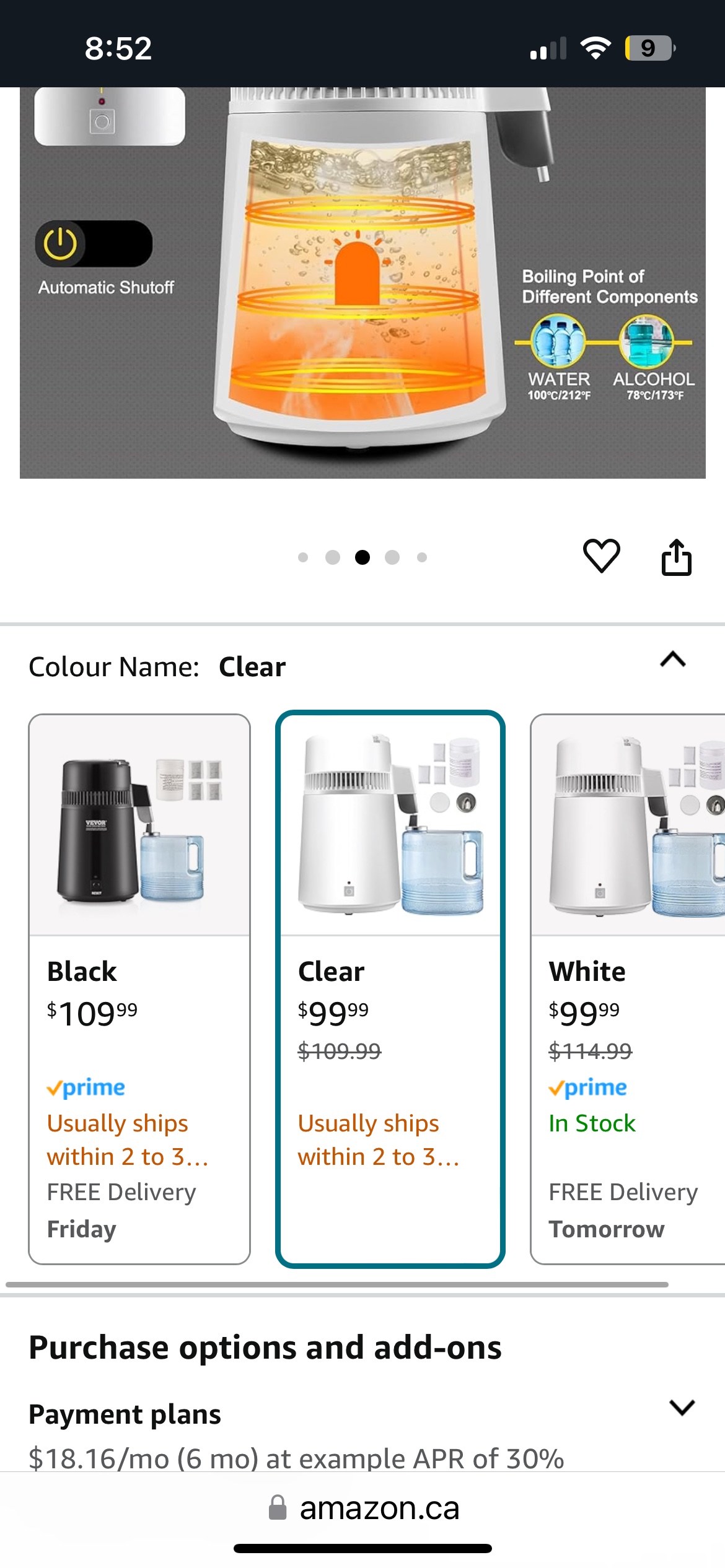 Vevor Water Distiller