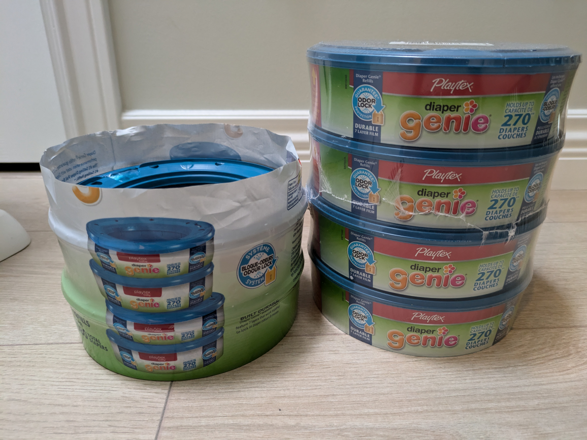 Diaper Genie Elite Diaper Pail + refills - photo 3