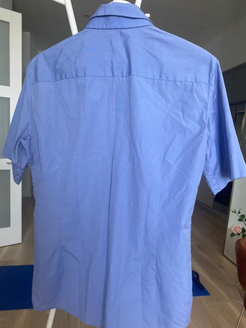 Light Blue Short Sleeve Button Up Shirt image indicator(2)
