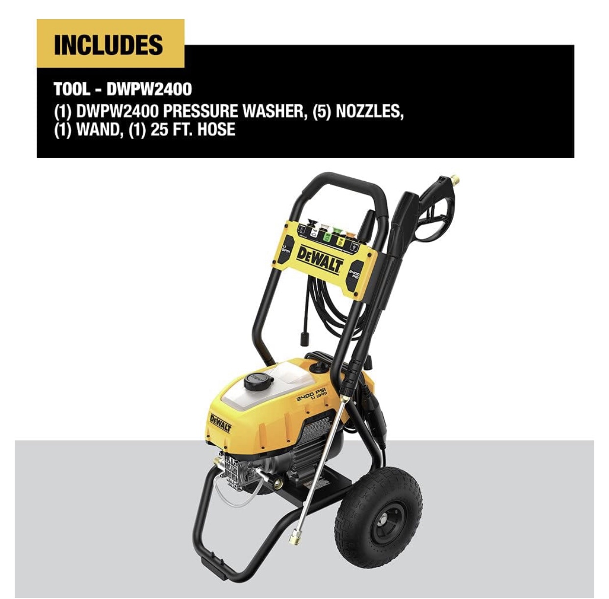 NIB DeWalt DWPW2400 Gas Pressure Washer - photo 2