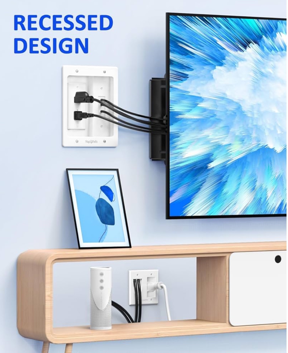 Wall Outlet with Cable Management - photo 2
