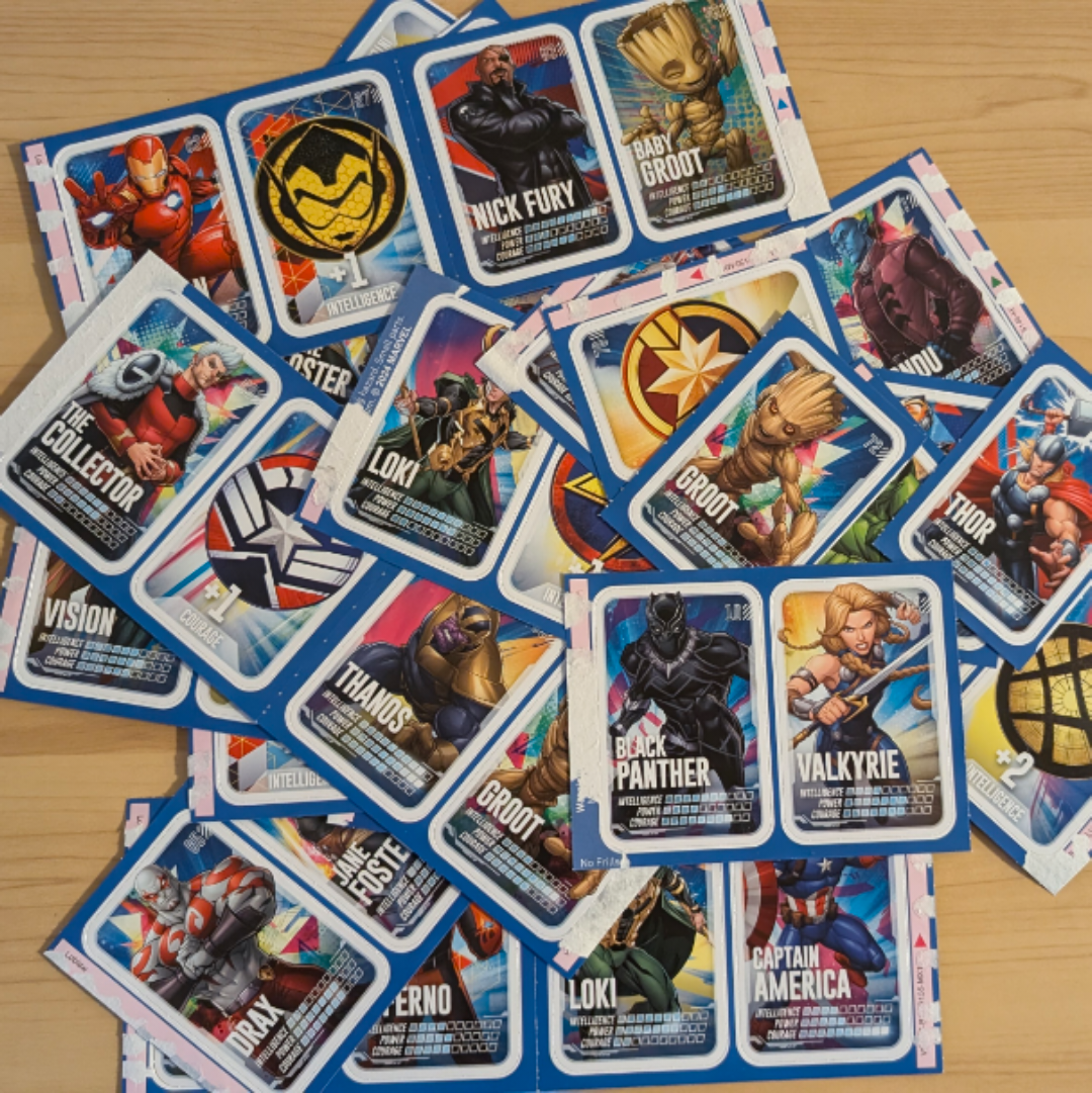 Loblaw's Marvel cards + album NEW
