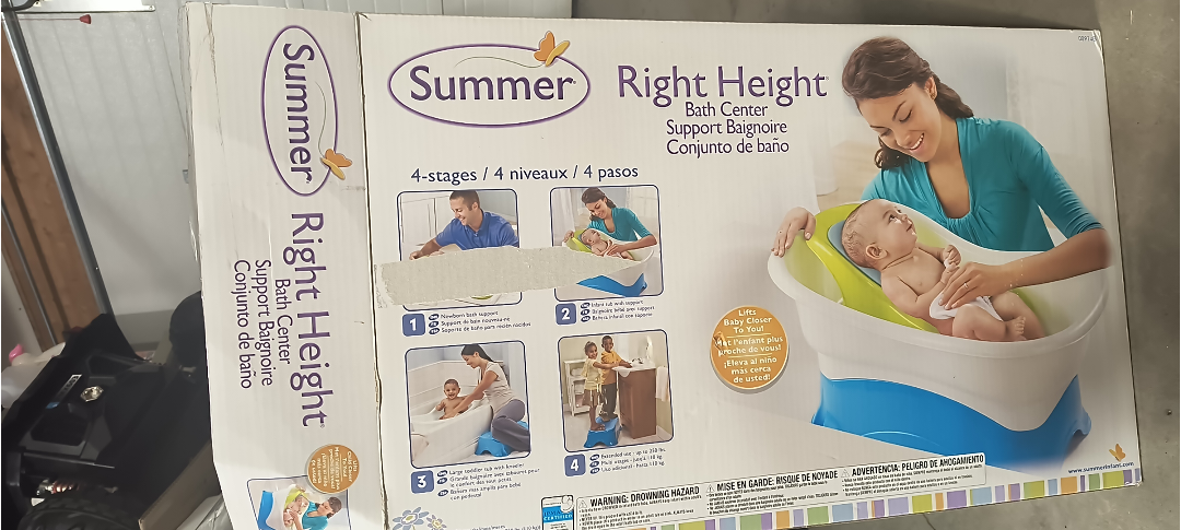 Summer Infant Right Height Baby Bath Tub