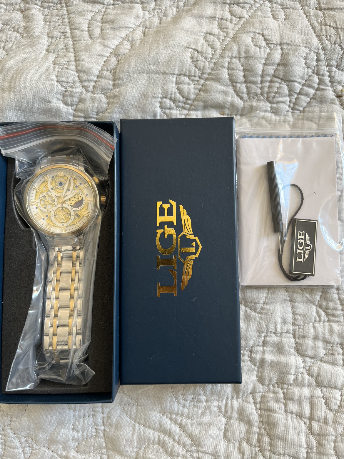 Lige Men's Automatic Watch