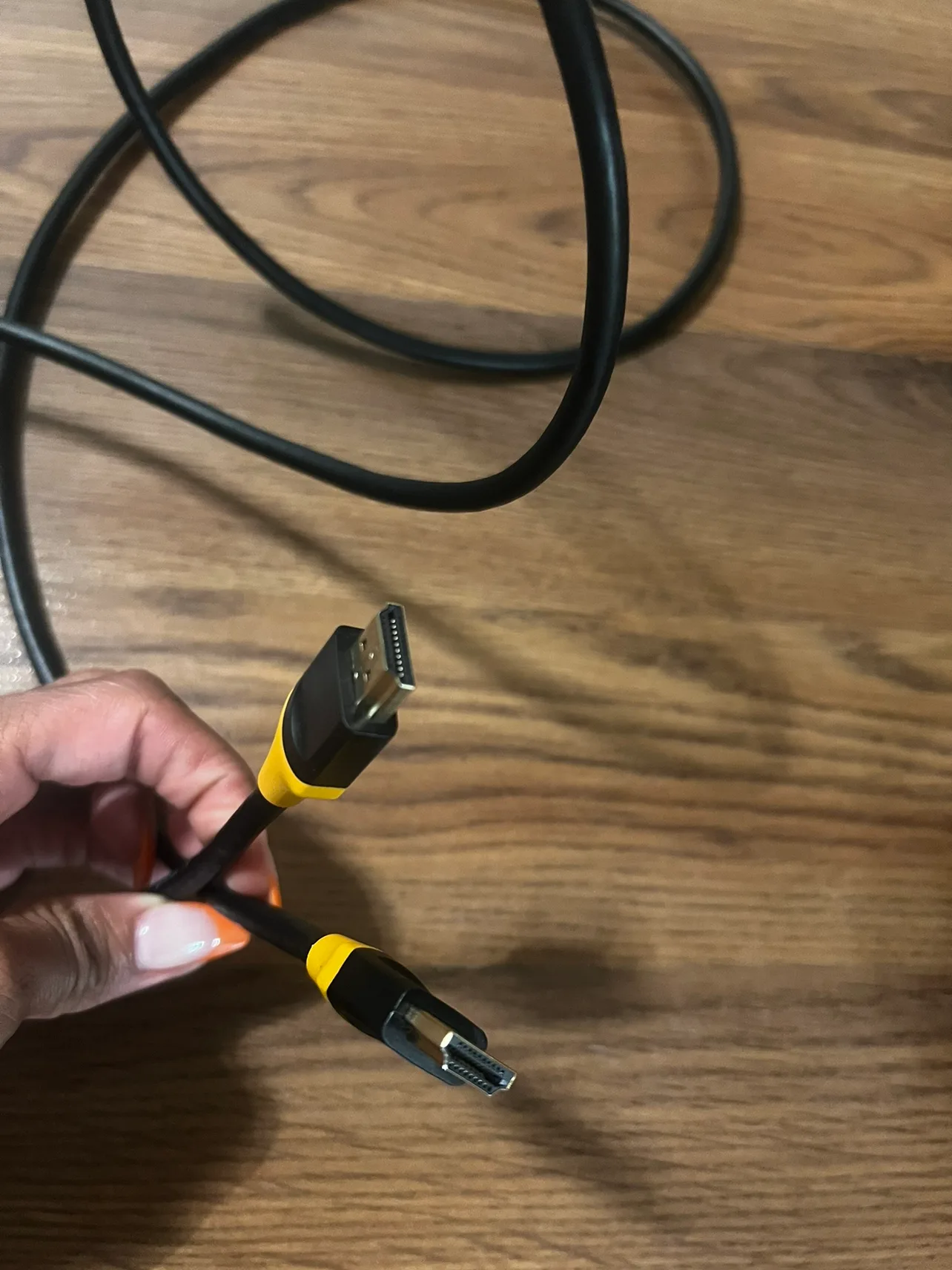 DisplayPort to HDMI Cable USB cord thumbnail