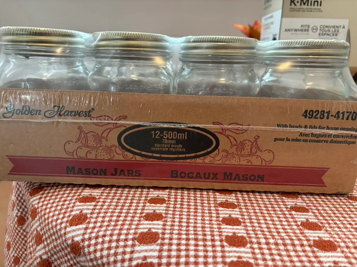 Golden Harvest 12-Pack Mason Jars thumbnail