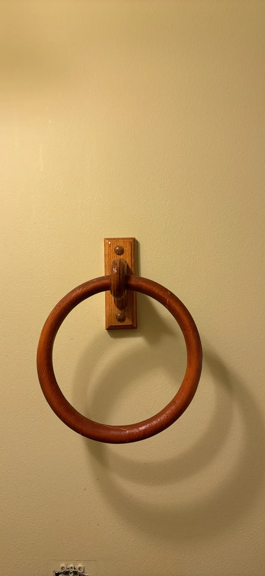 Wooden Towel Rack towel , towel ring ,and toilet paper holder image indicator(2)