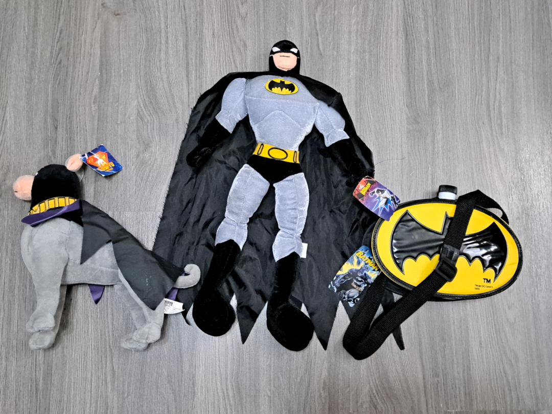 Batman Plush and Bag Set Rare