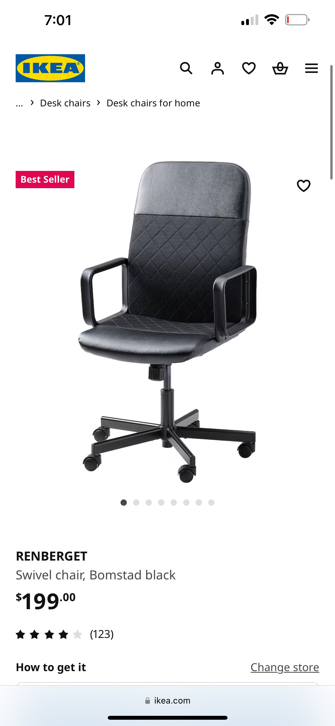 IKEA Desk and Chair Set - photo 5