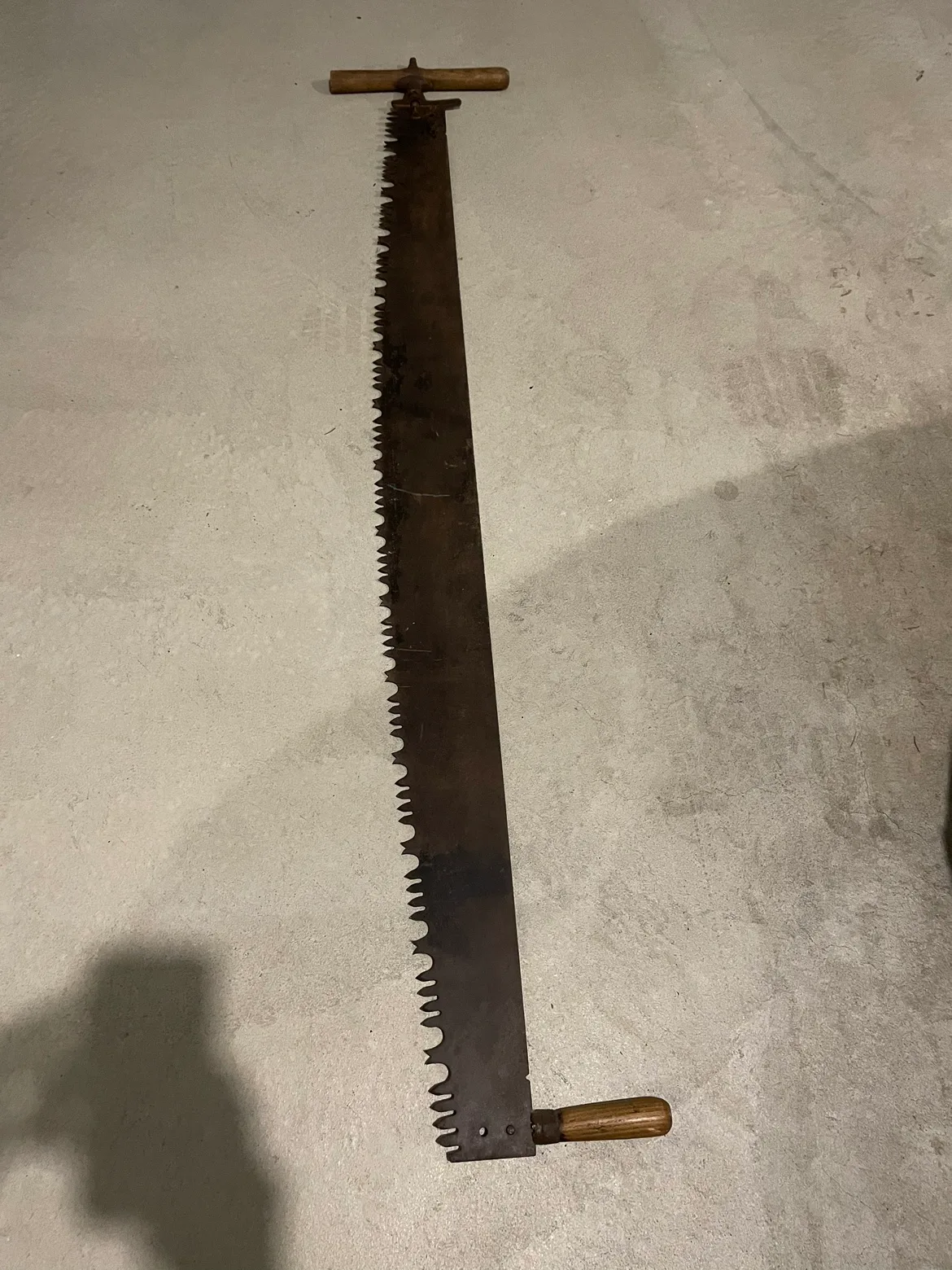 Antique Two-Handed Saw 5’ thumbnail