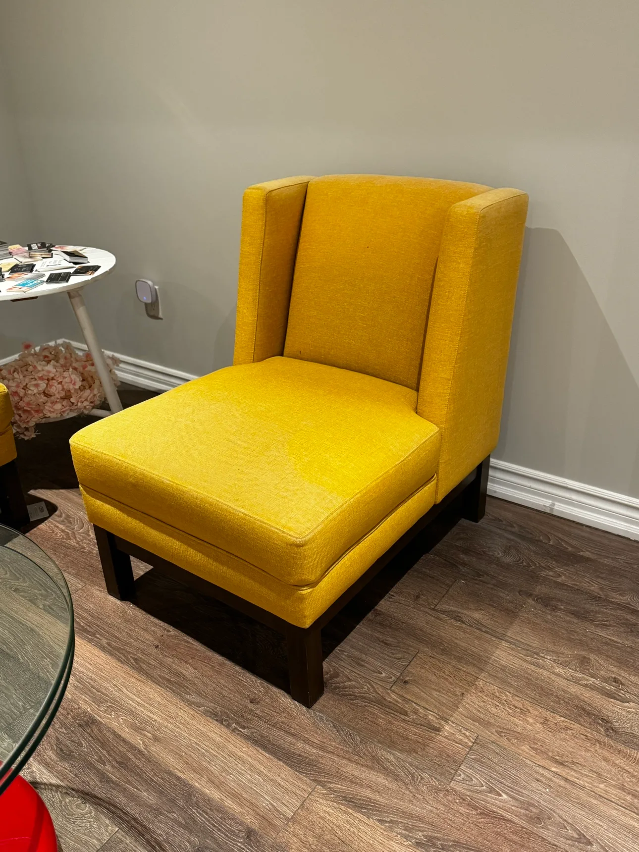Two Yellow Armchair